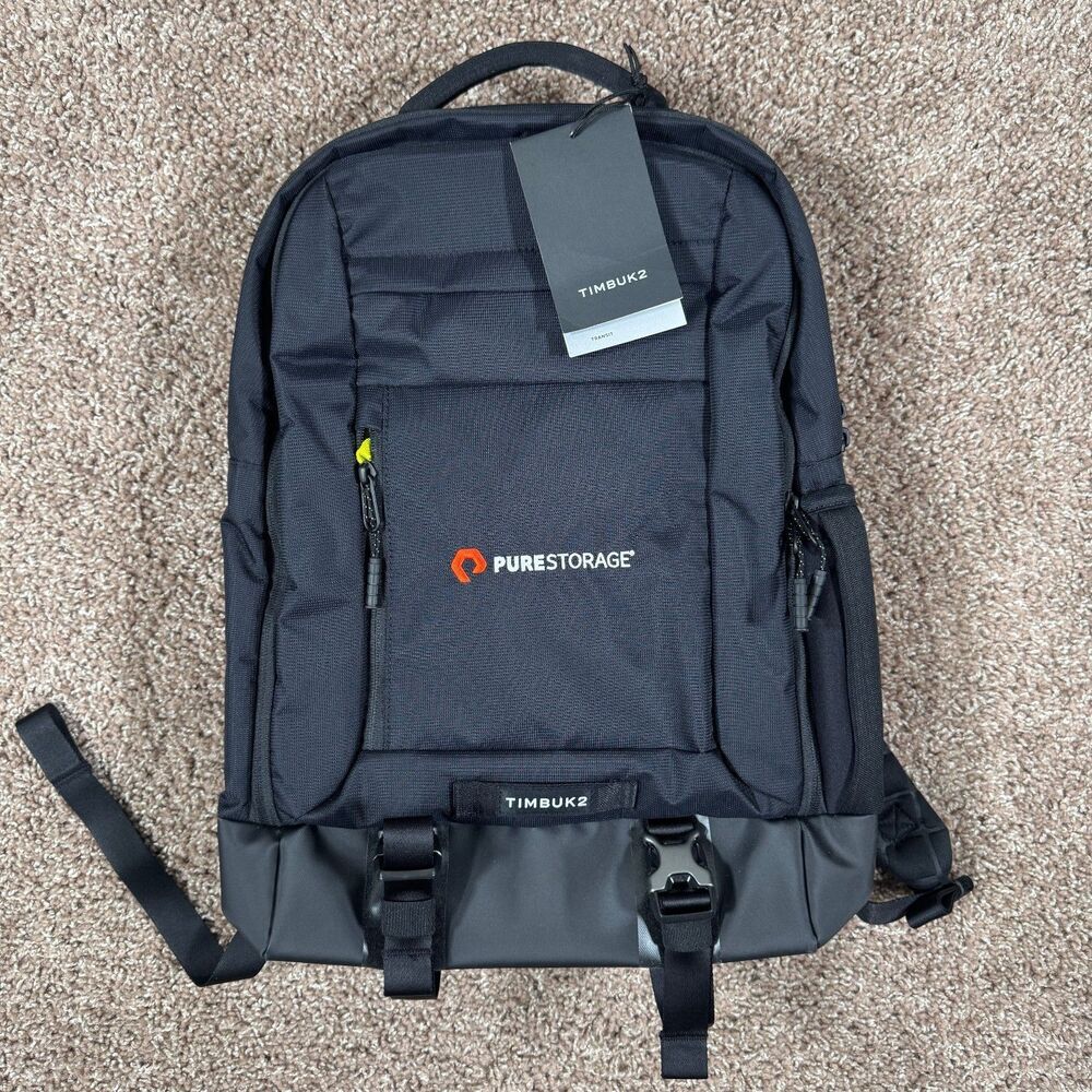 Timbuk2 Authority Laptop Backpack Deluxe 17” Eco Black 20L NWT